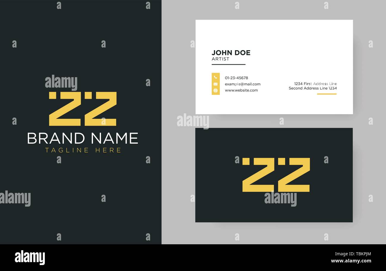 Premium letter ZZ logo with an elegant corporate identity template ...