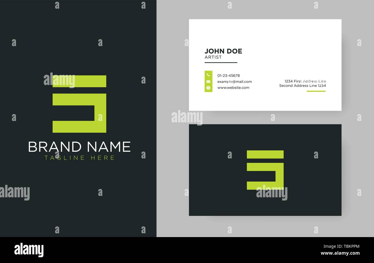 Premium letter S logo with an elegant corporate identity template Stock ...
