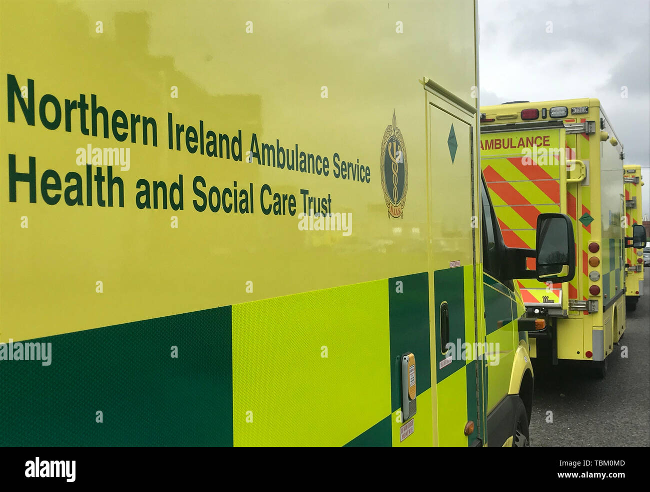 An ambulance from the Northern Ireland Ambulance Service. More than 400