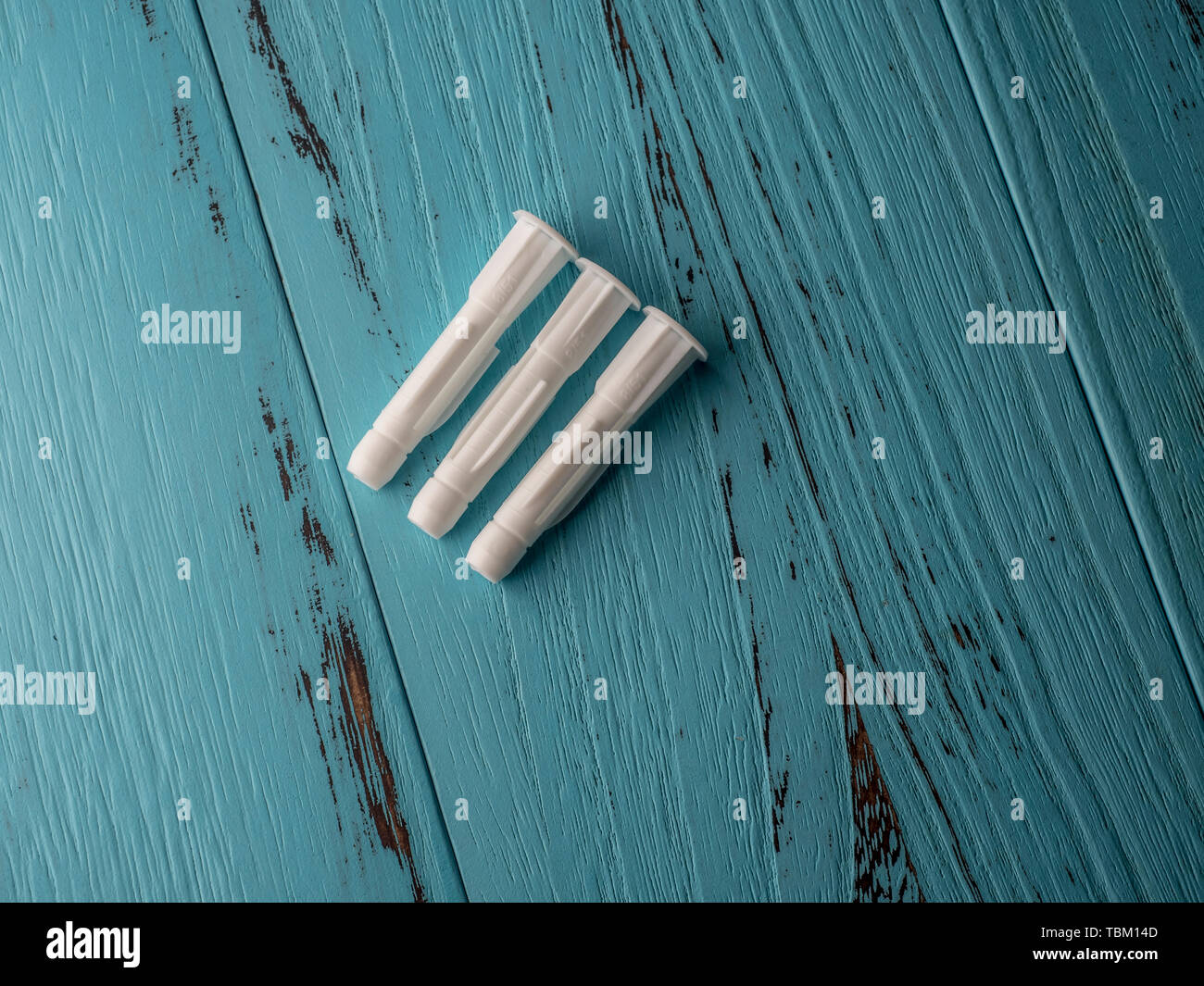Plastic expansion screws Stock Photo Alamy