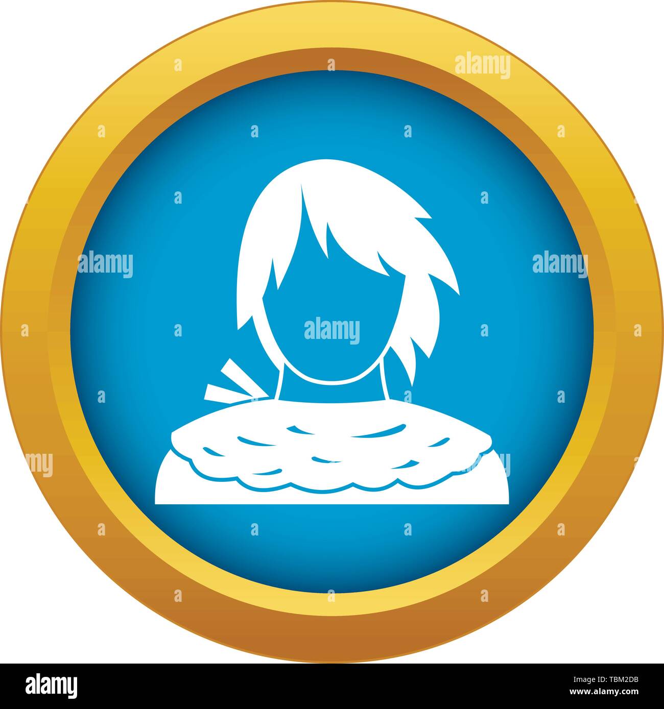 Male Shorn Icon Blue Vector Isolated Stock Vector Image Art Alamy