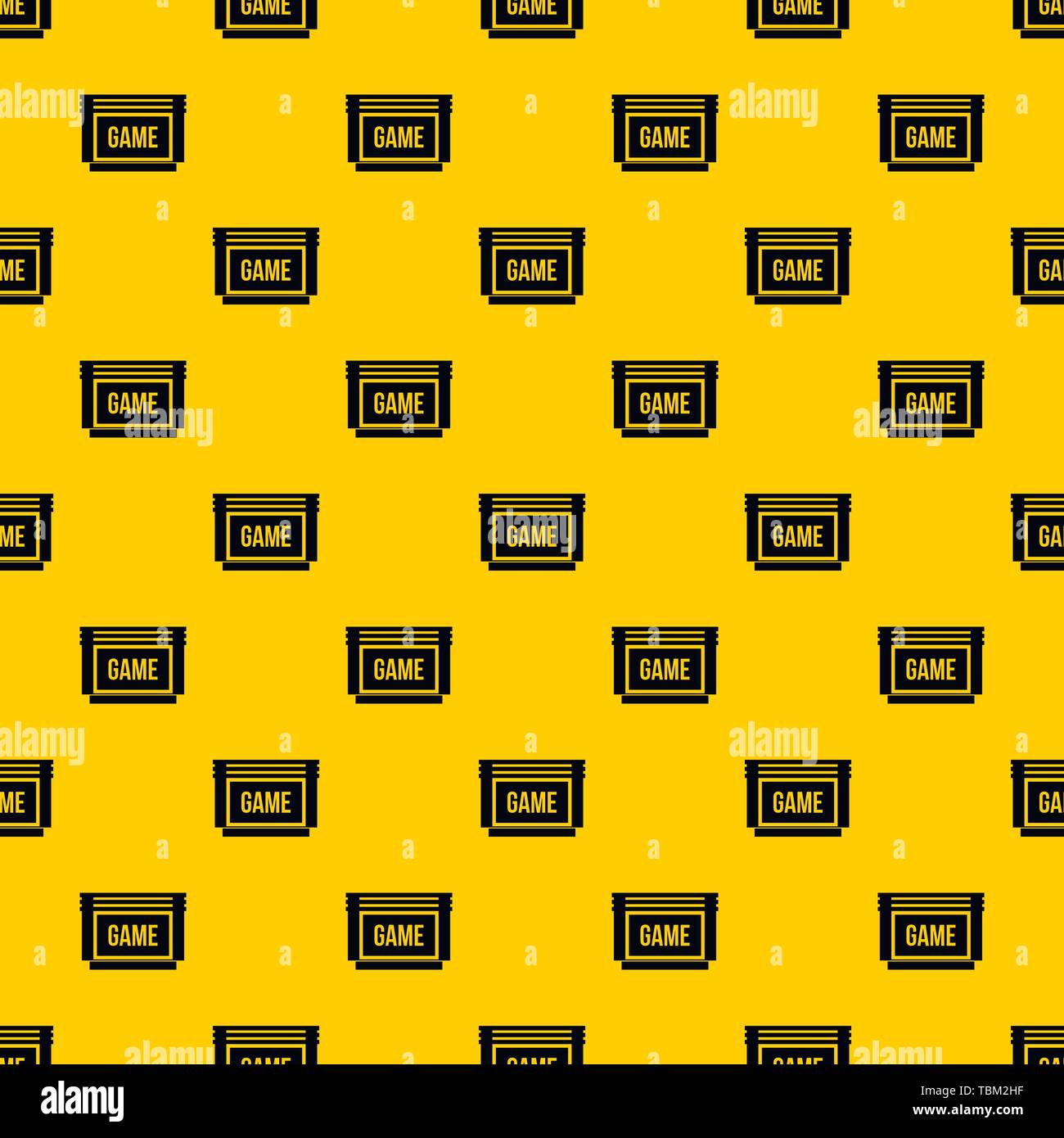 Game cartridge pattern vector Stock Vector