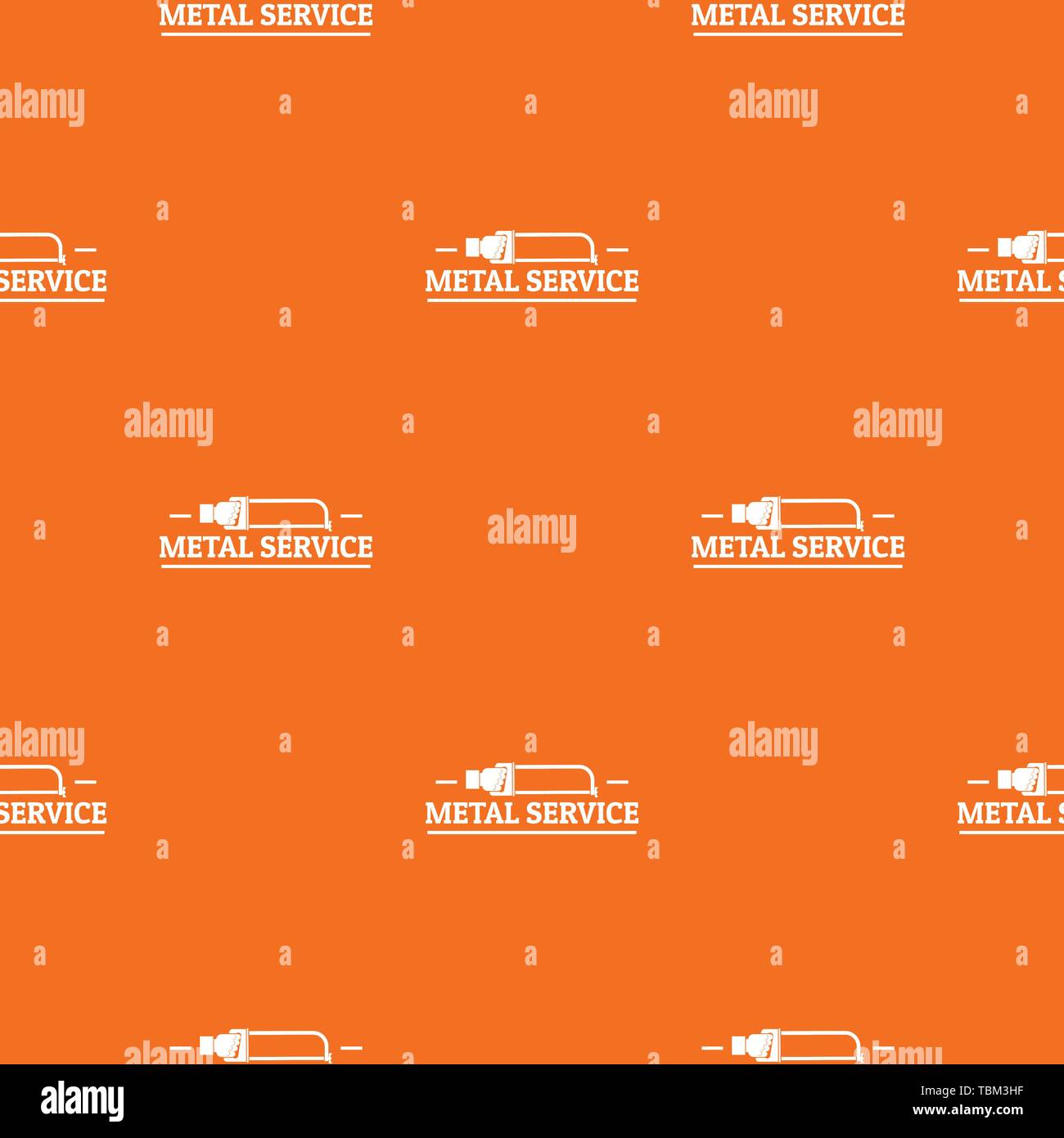 Metal company pattern vector orange Stock Vector