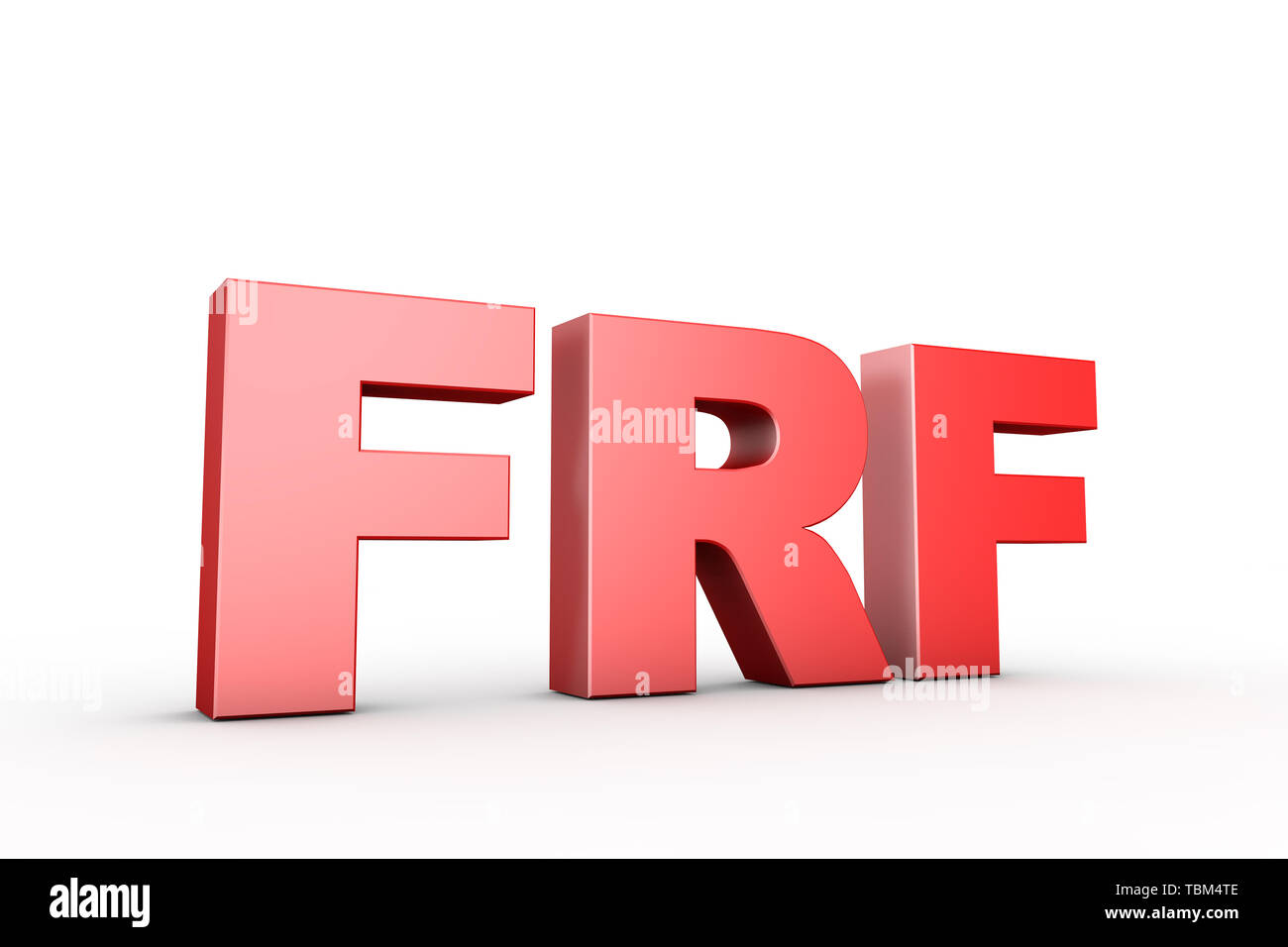 3d illustration sign frf Stock Photo Alamy