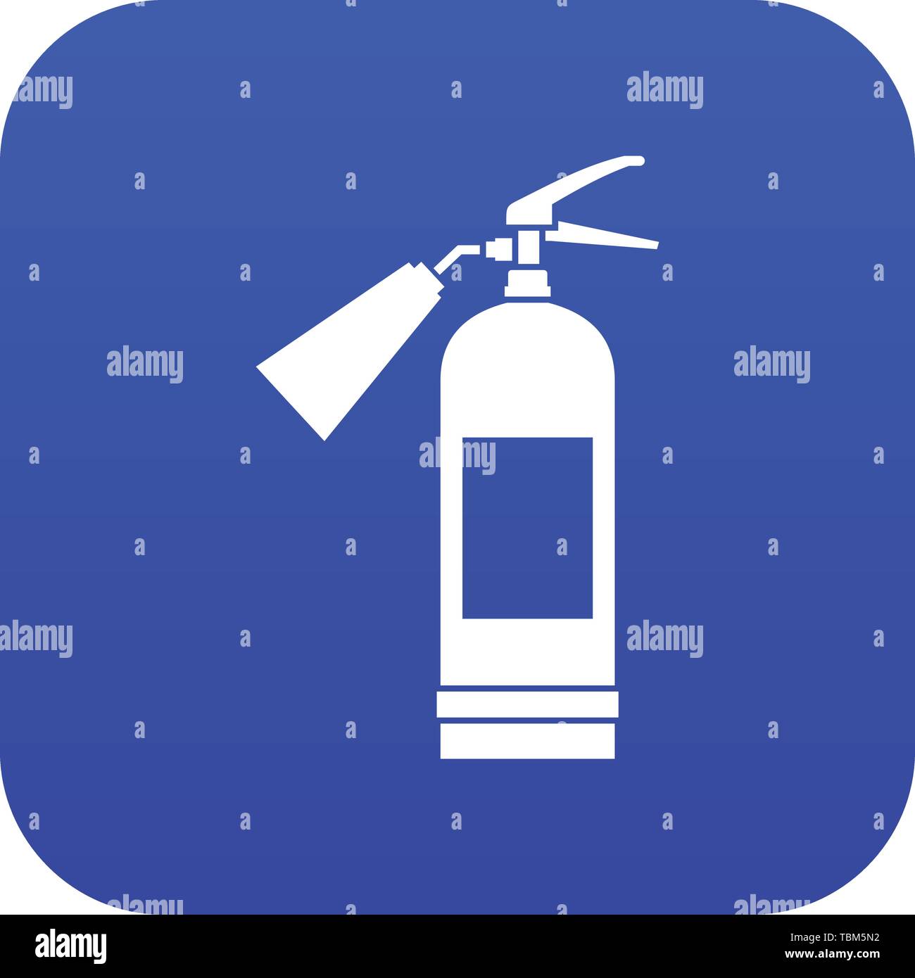 Fire extinguisher icon digital blue Stock Vector Image & Art - Alamy