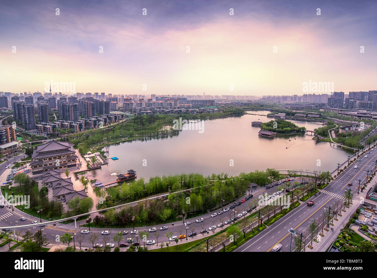 Quiet Qujiangchi Stock Photo