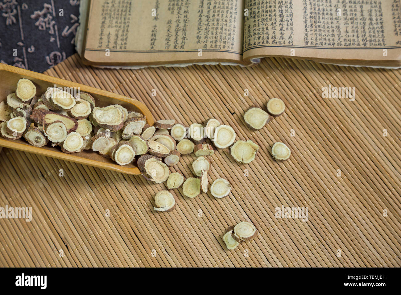 Closeup licorice of traditional Chinese medicine Stock Photo Alamy