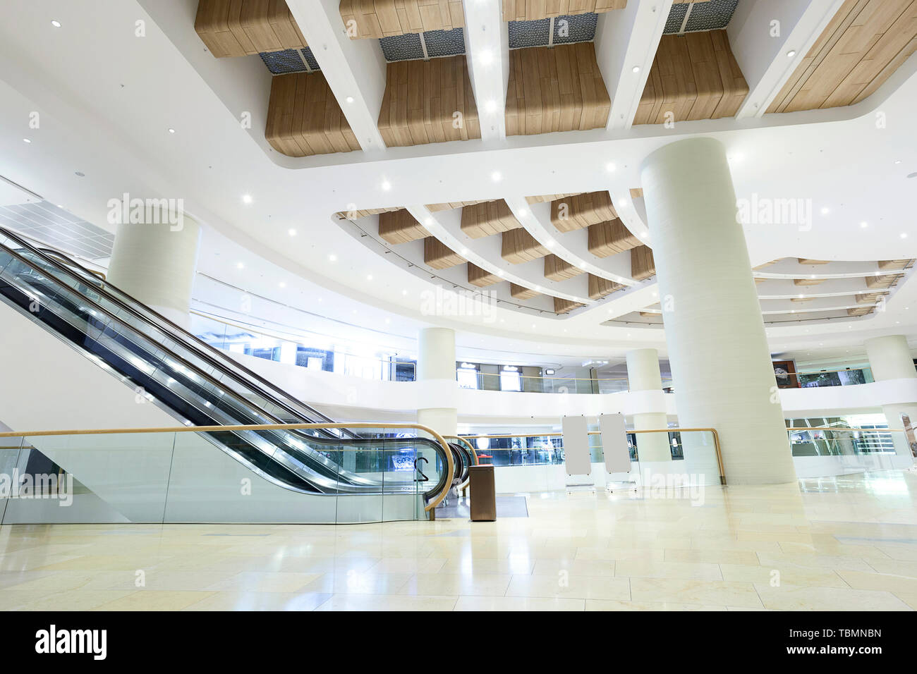 shopping mall entrance hall interior and decoration Stock Photo - Alamy