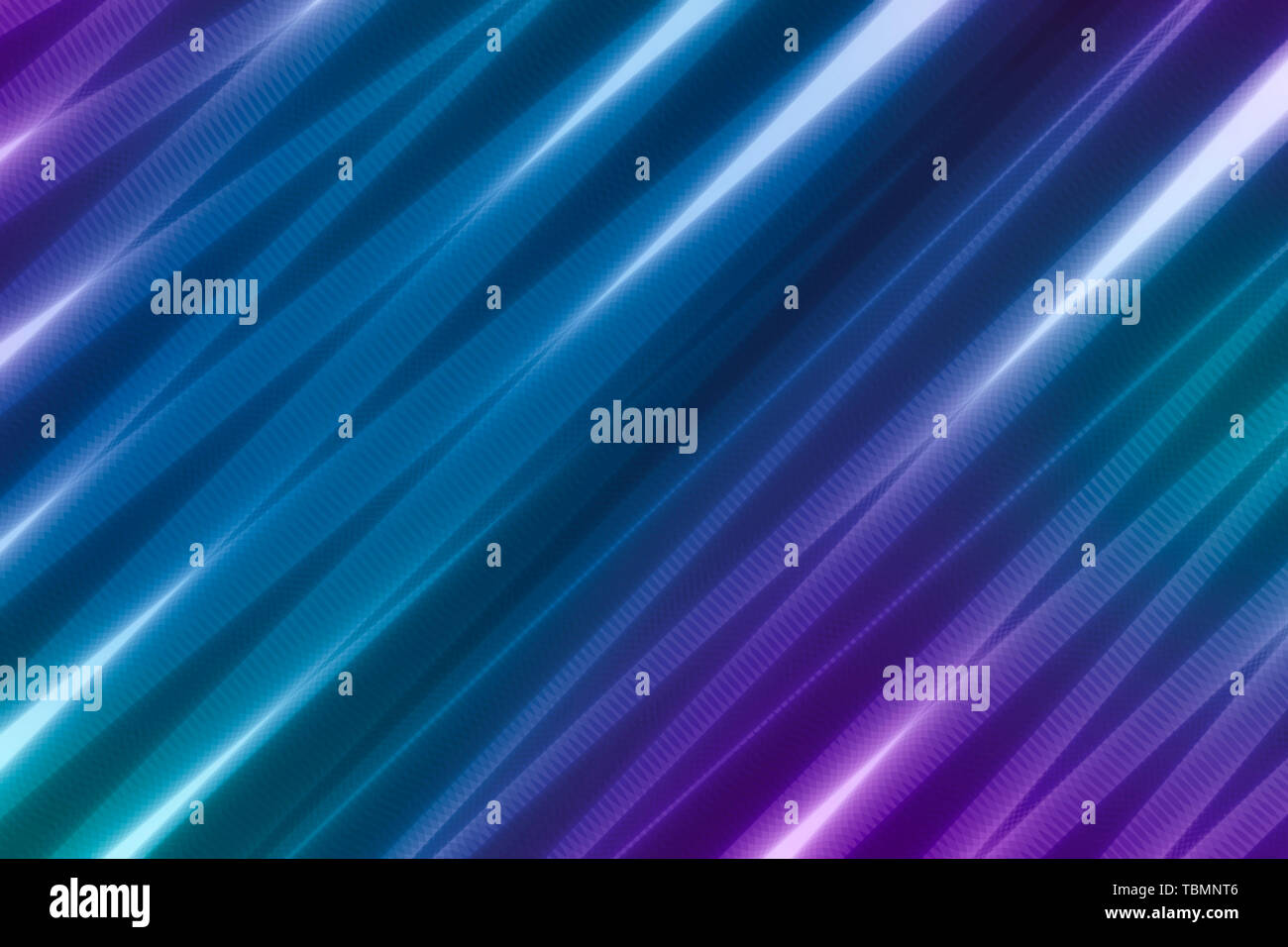 illustration of blue and purple abstract background with blurred magic neon light  lines. Stock Photo