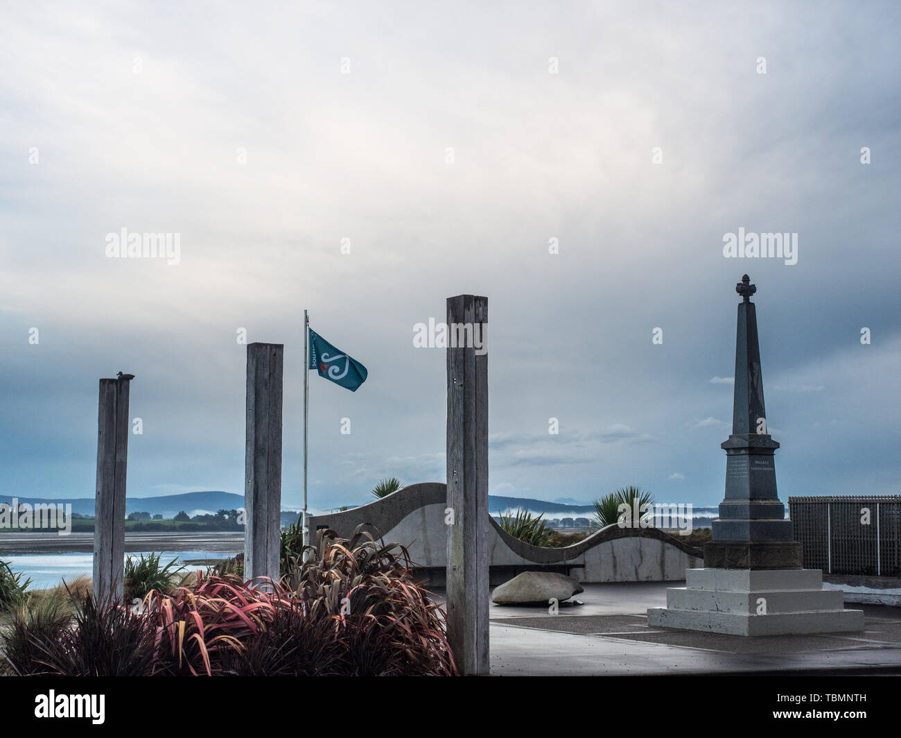 South African War memorial, Riverton Aparima, Southland, New Zealand Stock Photo