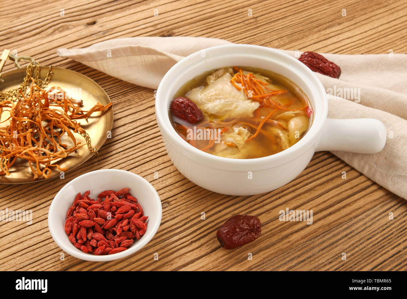 Healthy chicken soup Stock Photo - Alamy