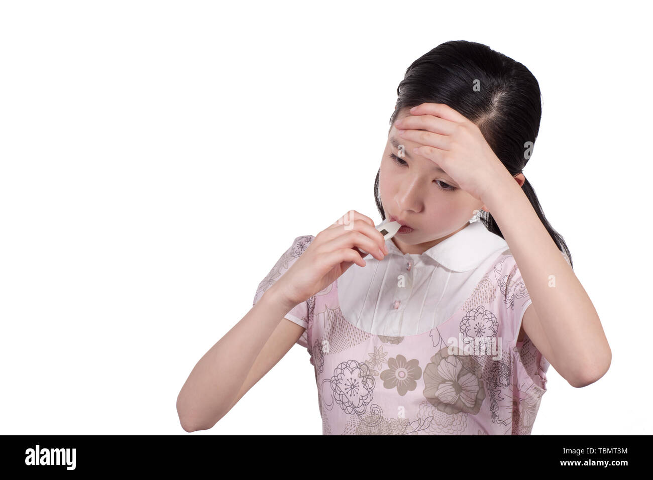 Asian girl child depressed hi-res stock photography and images - Alamy