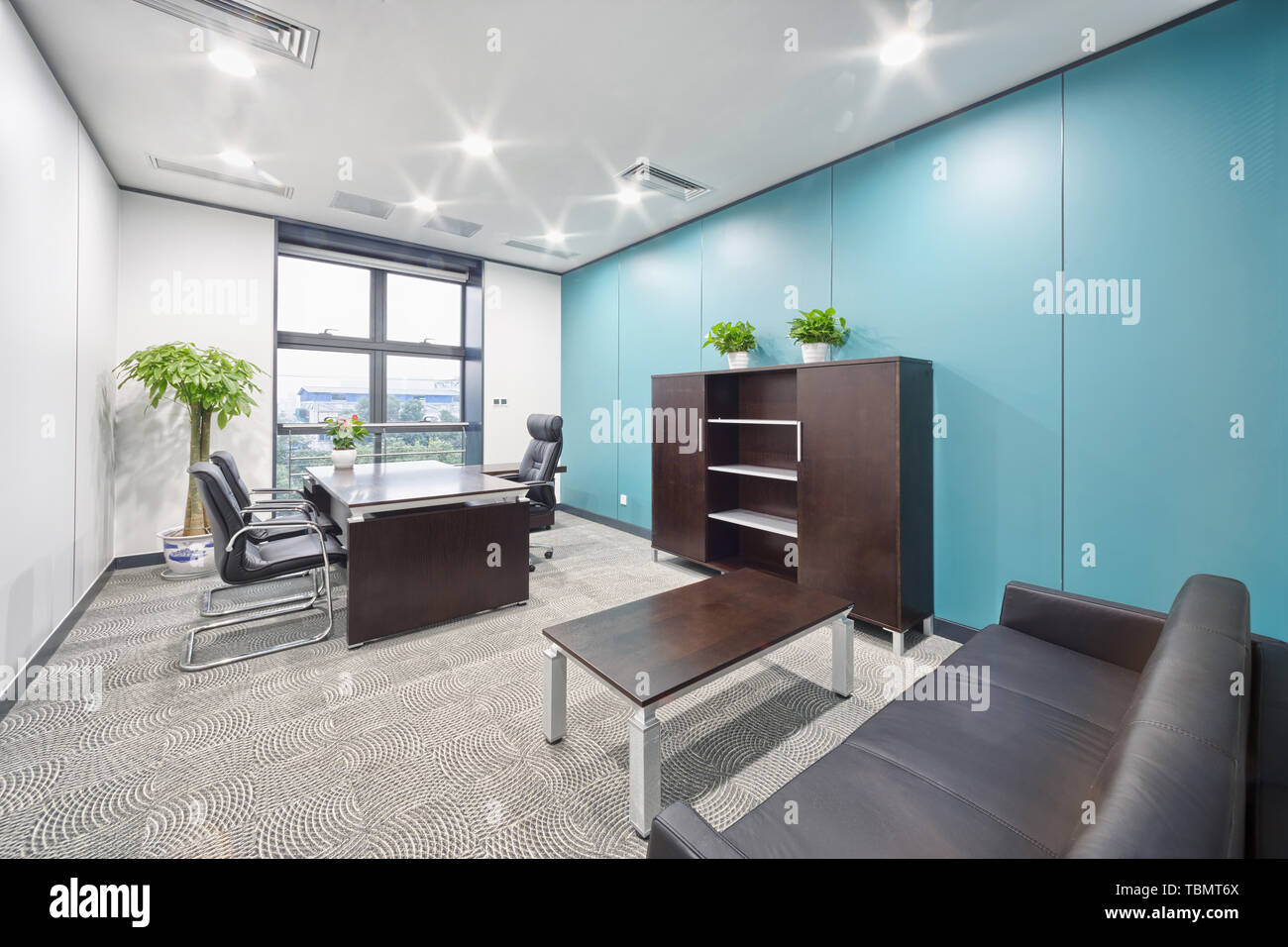 Modern office interior Stock Photo - Alamy
