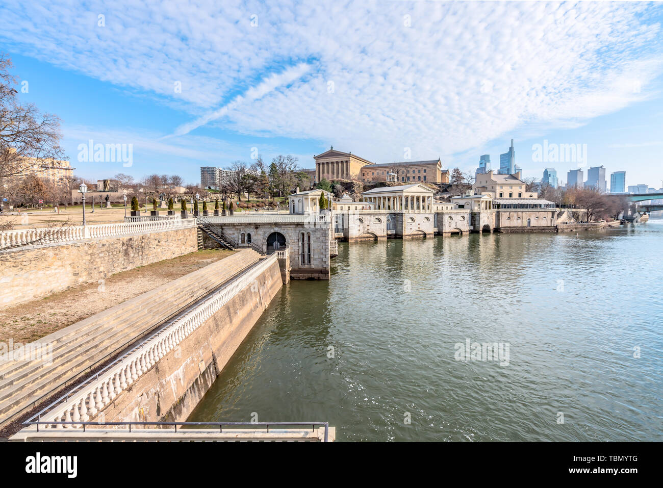 Philadelphia, Pennsylvania, USA December, 2018 Beautiful View from