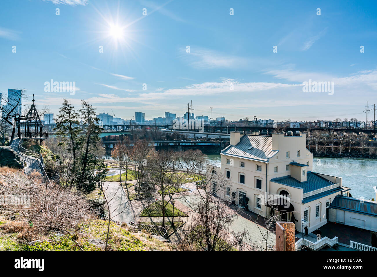 Philadelphia, Pennsylvania, USA December, 2018 Beautiful View from