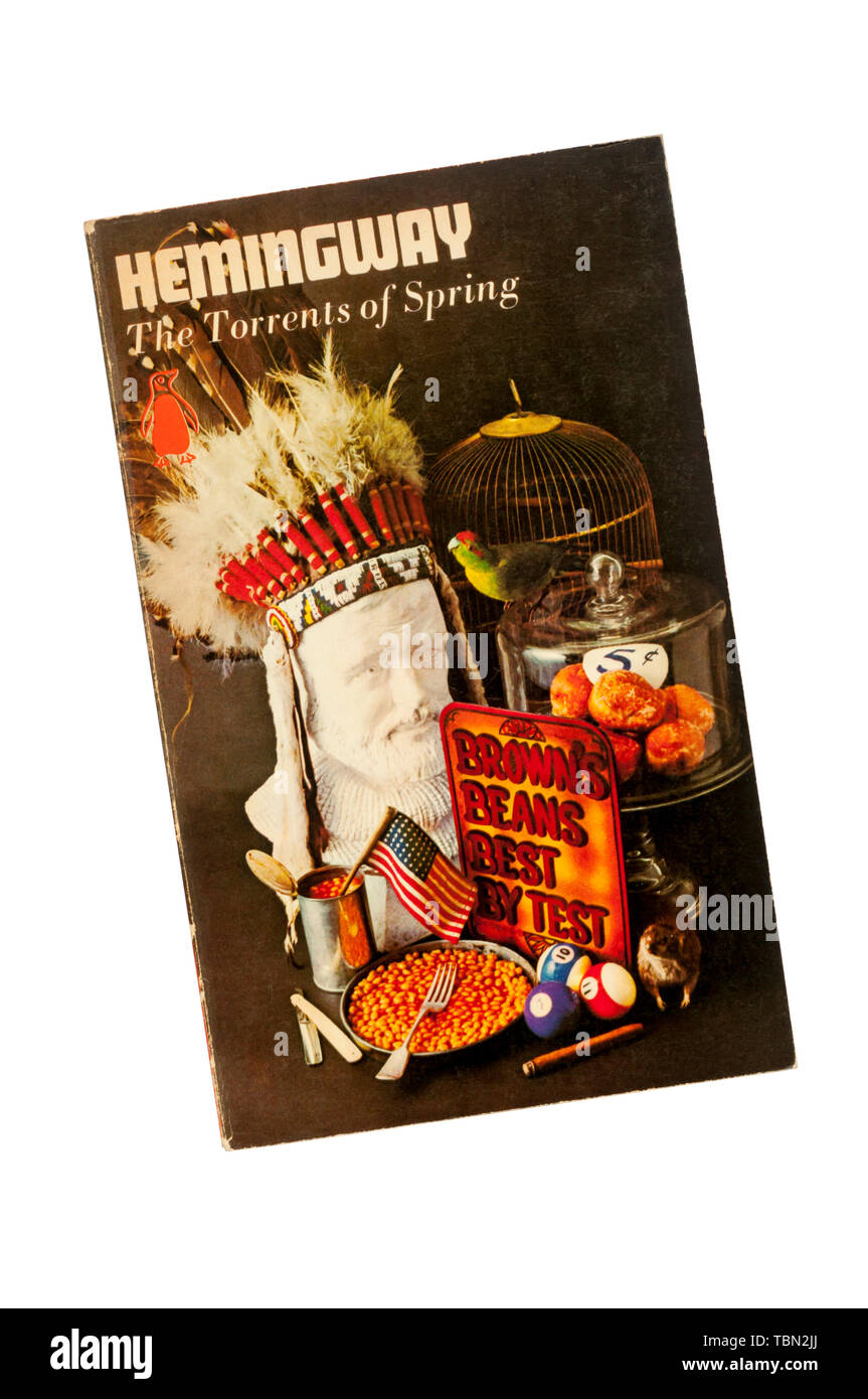 The Torrents of Spring by Ernest Hemingway.  First published in 1926. Stock Photo