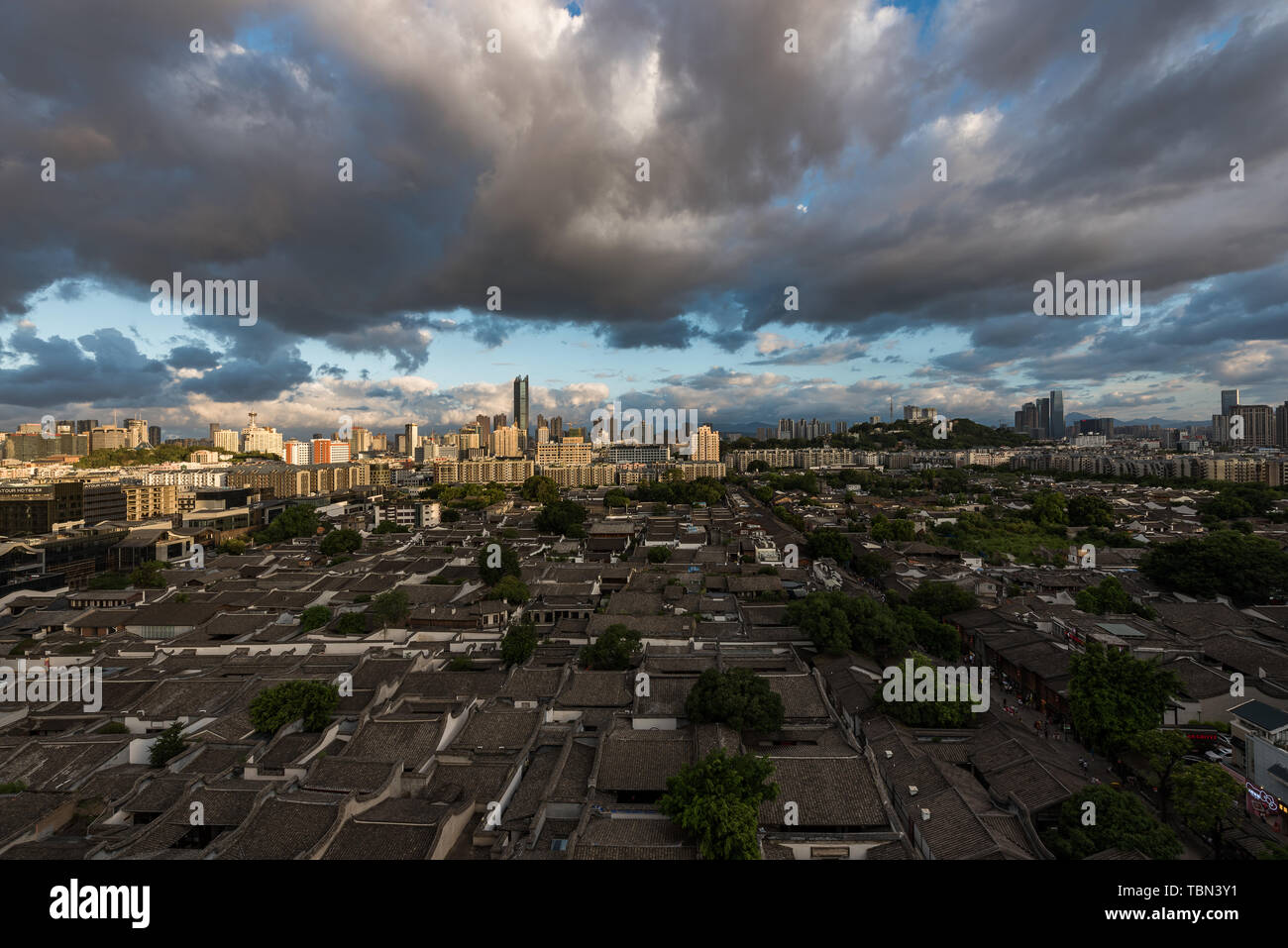 Fuzhou Sanfang Seven Lane 5A Tourism Scenic Area China's Top 10 Historical and Cultural Streets Chinese Modern History Traditional and Modern Cultural Heritage Stock Photo