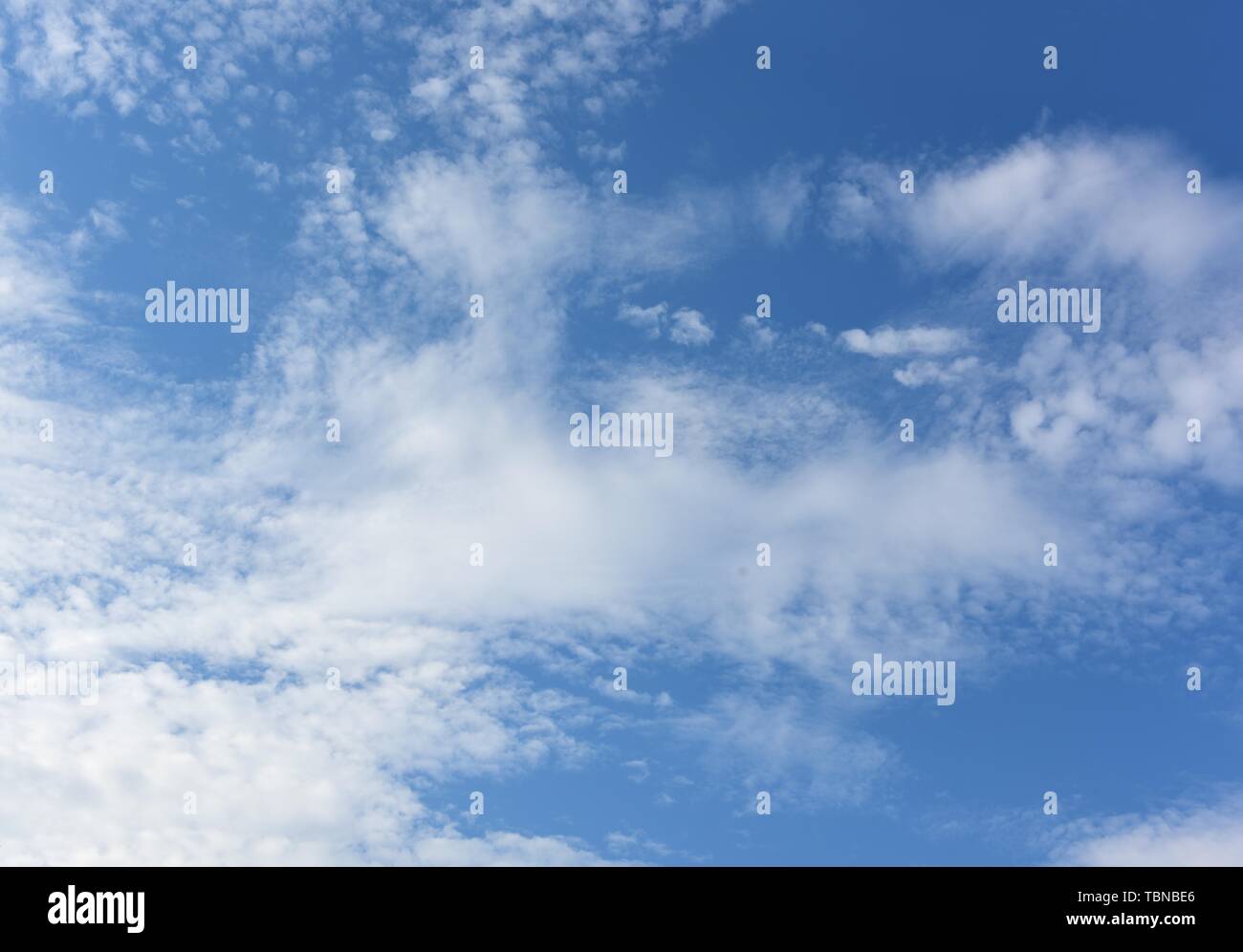 Blue Sky White Cloud Stock Photo