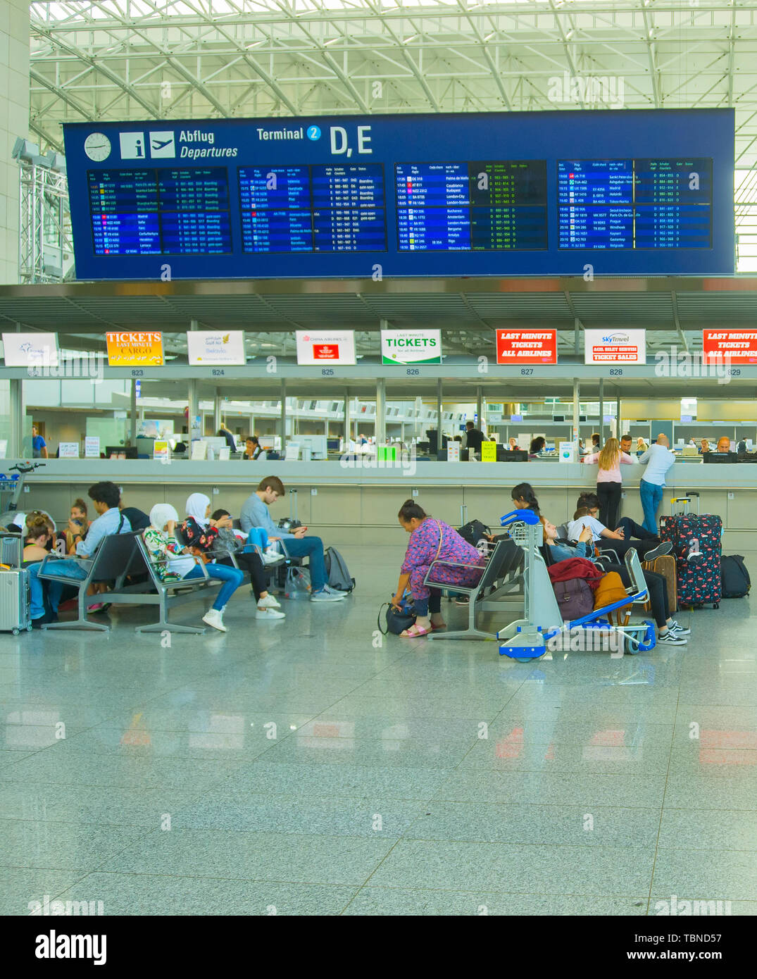 FRANKFURT AM MAIN, GERMANY AUGUST 29, 2018 Frankfurt international