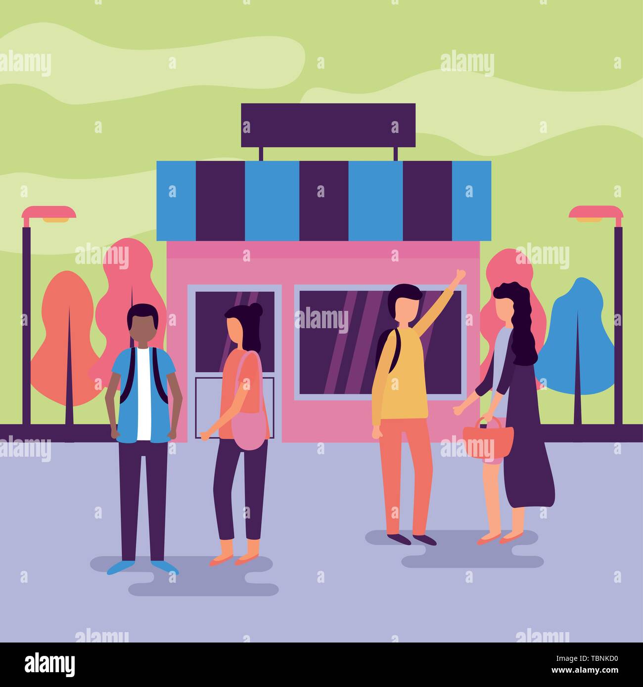 people activities outdoors Stock Vector Image & Art - Alamy