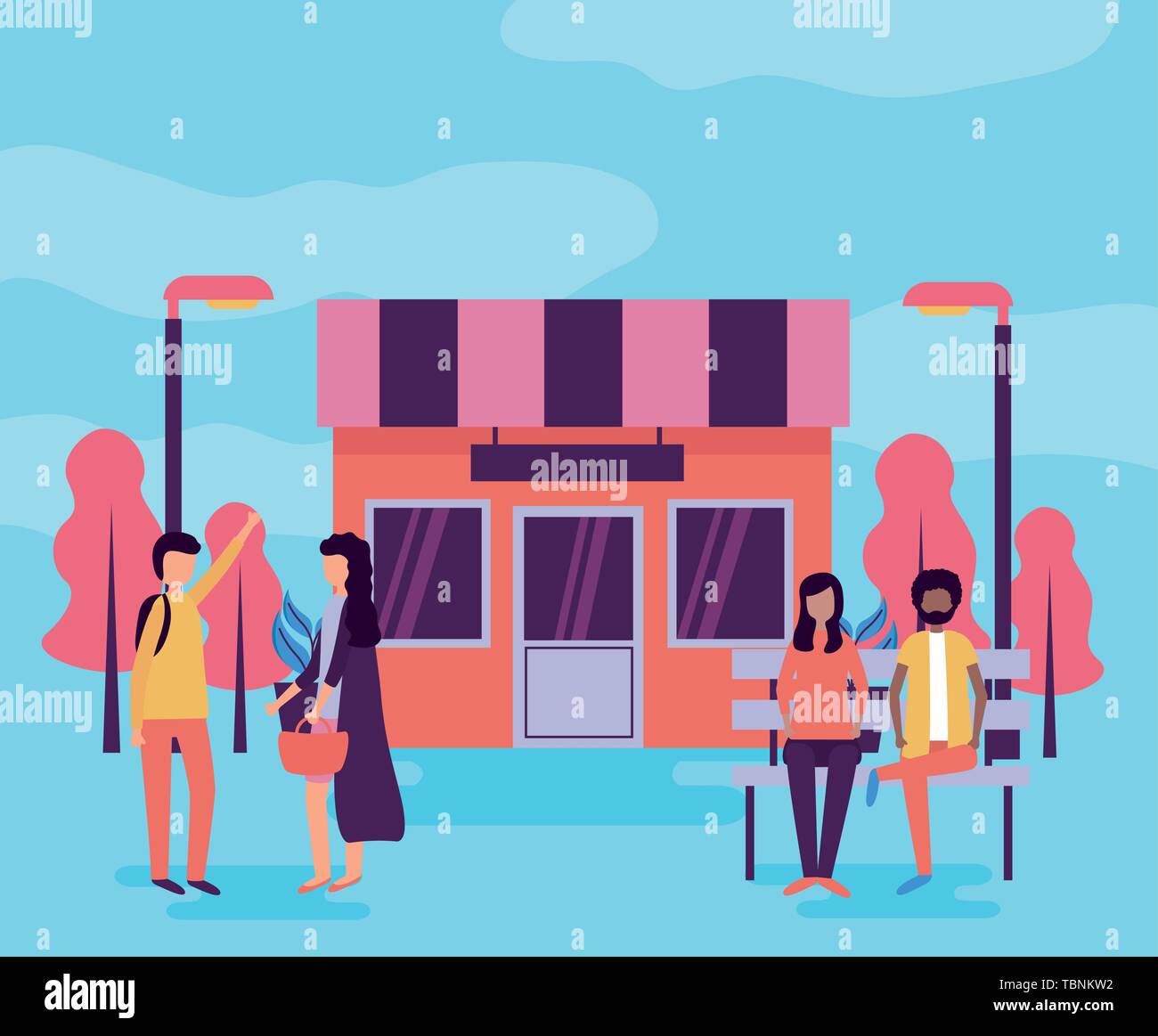 people activities outdoors Stock Vector Image & Art - Alamy
