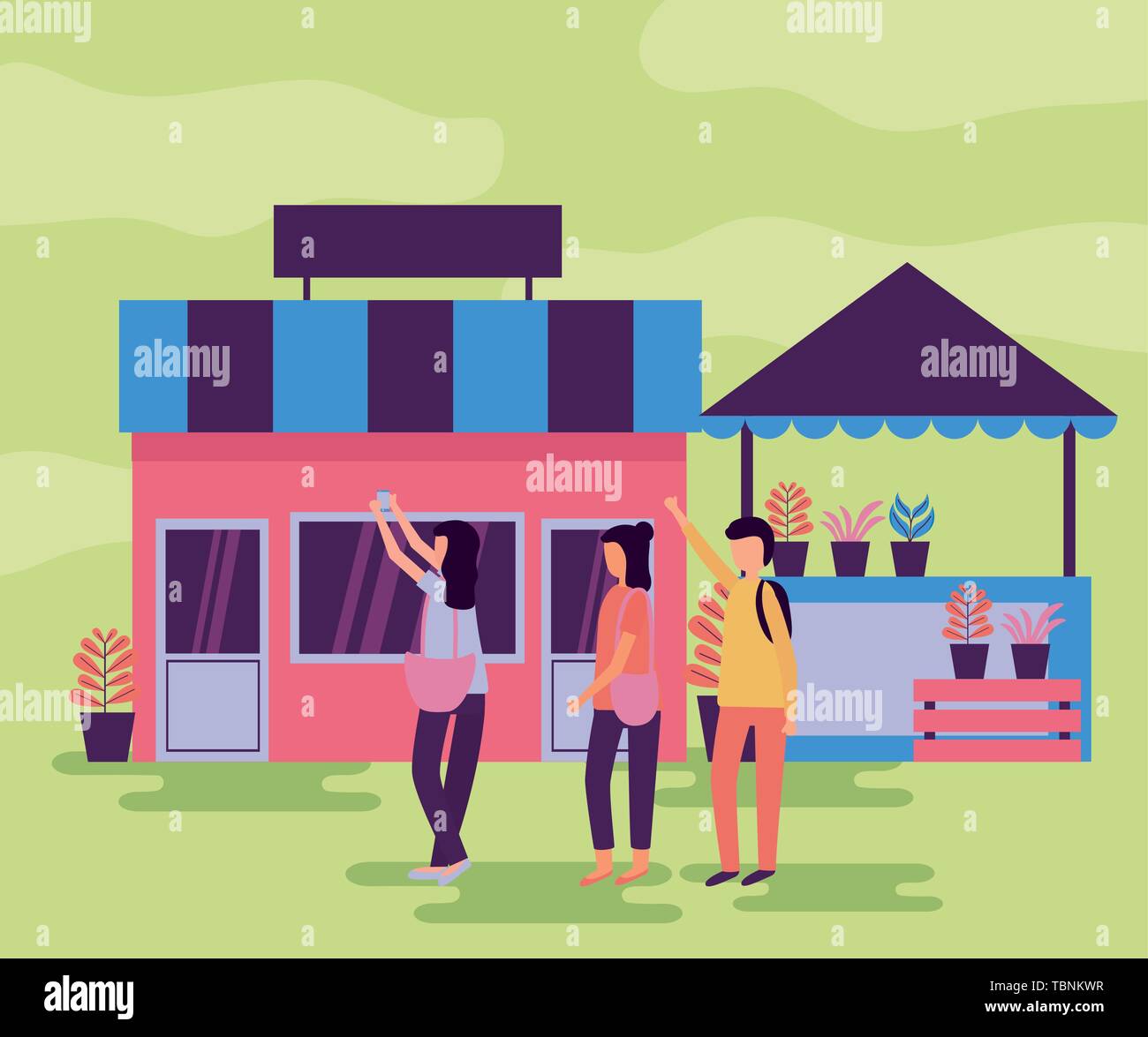 people activities outdoors Stock Vector Image & Art - Alamy