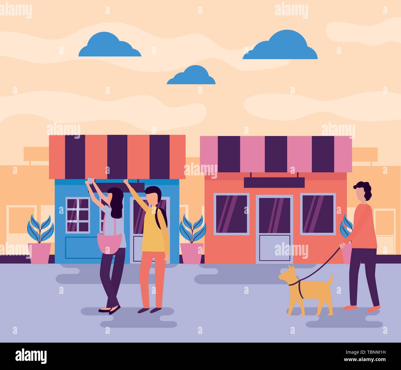 people activities outdoors Stock Vector Image & Art - Alamy