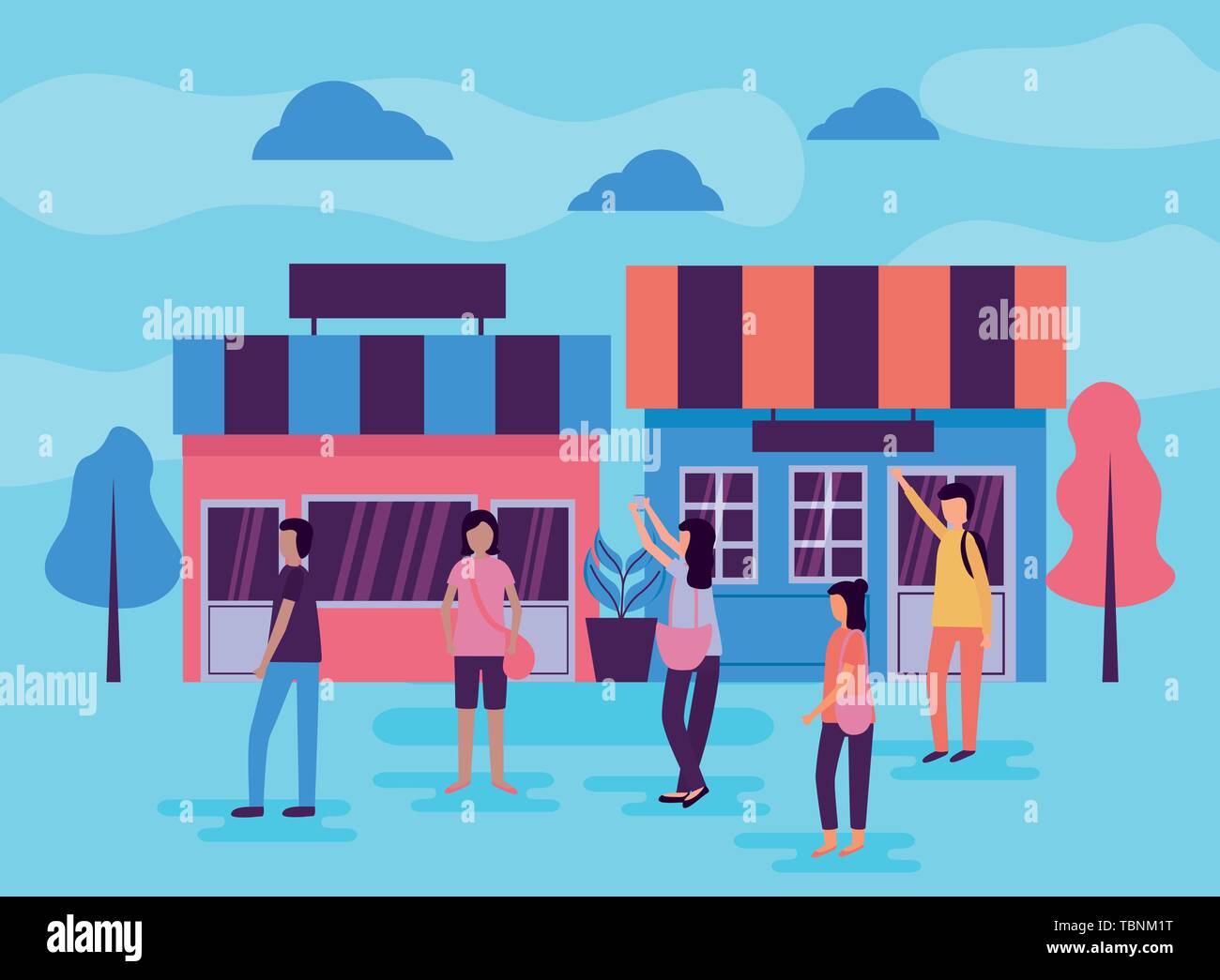 people activities outdoors Stock Vector Image & Art - Alamy
