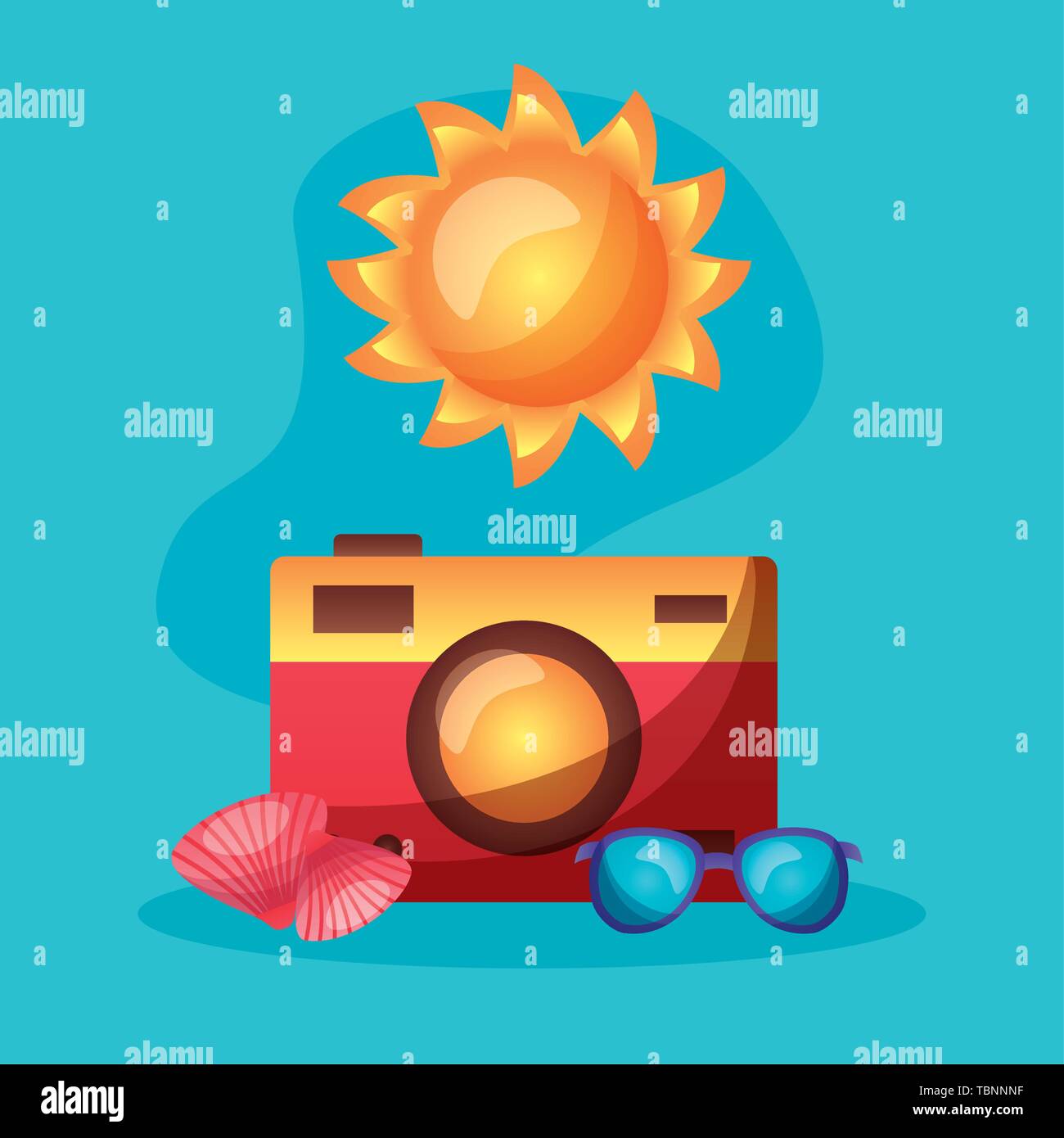 summer time holiday Stock Vector Image & Art - Alamy