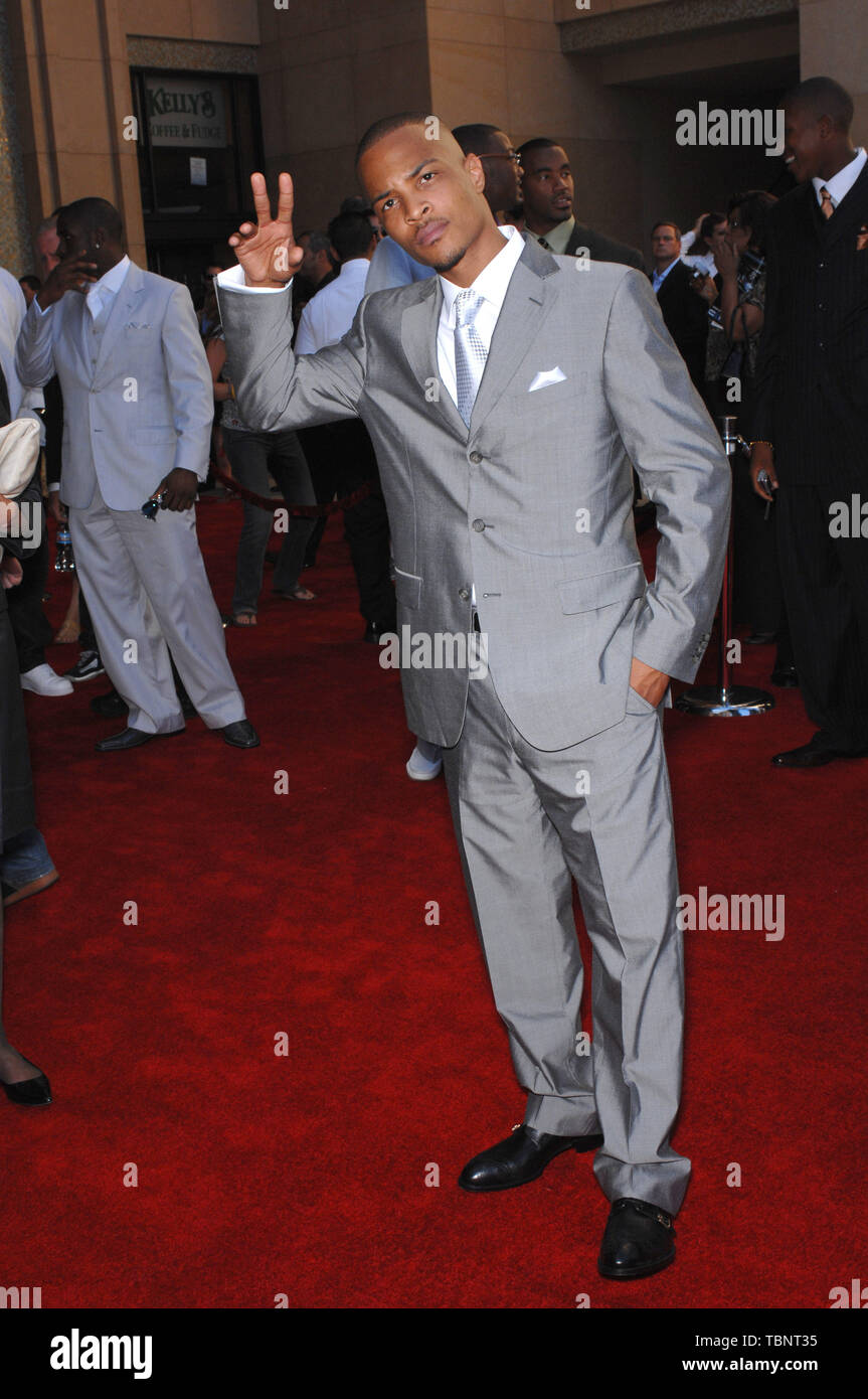 Ti Rapper 2007 LOS ANGELES, CA. July 12, 2007: Rap artist T.I. at the 2007 ESPYS ...