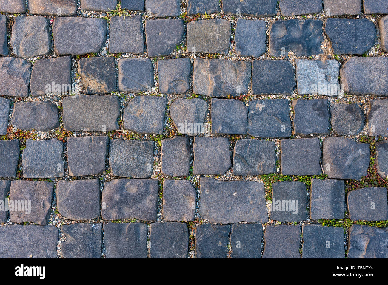 Abstract background of old cobblestone pavement Stock Photo - Alamy