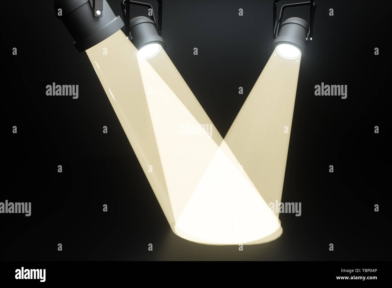 3D rendering,stage and lighting,display platform Stock Photo - Alamy