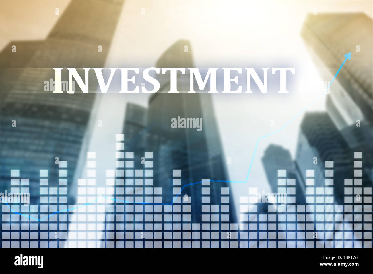 Investment, ROI, financial market concept. Stock Photo