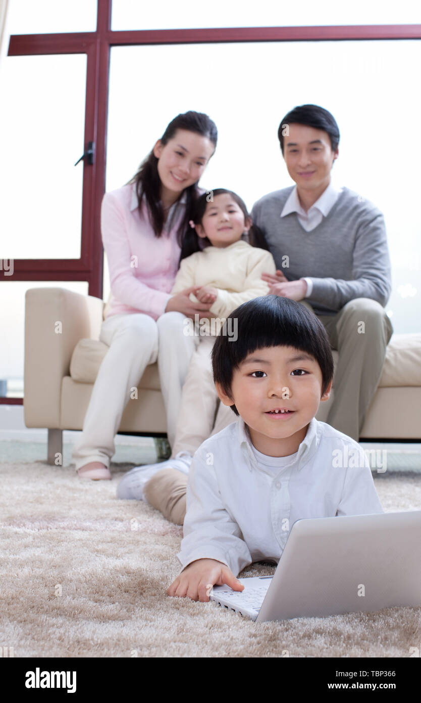 Children Learn Computer At Home Stock Photo Alamy children-learn-computer-at-home-stock-photo-alamy