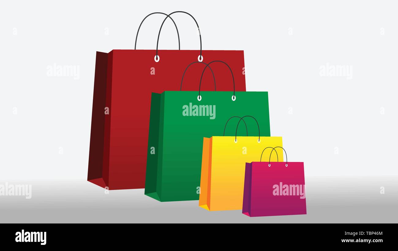 paper carry bags Stock Vector Image & Art Alamy