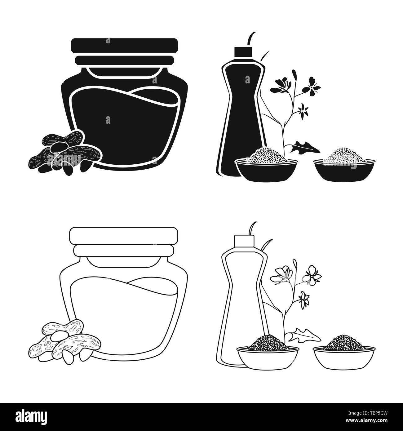 peanut,mustard,butter,rapeseed,food,seed,calcium,bio,nutty,blossom,spread,botanical,aroma,green,natural,plant,crunchy,flower,plastic,healthy,vegetable,oil,agriculture,bottle,glass,cooking,crop,nutrition,organics,set,vector,icon,illustration,isolated,collection,design,element,graphic,sign, Vector Vectors , Stock Vector