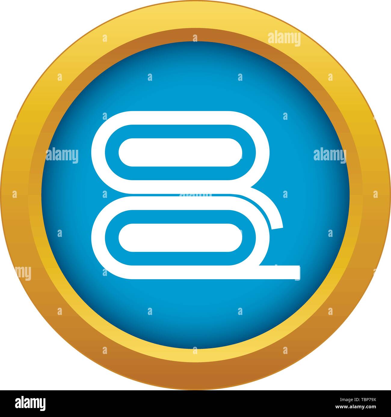 Fabric icon blue vector isolated Stock Vector Image & Art - Alamy