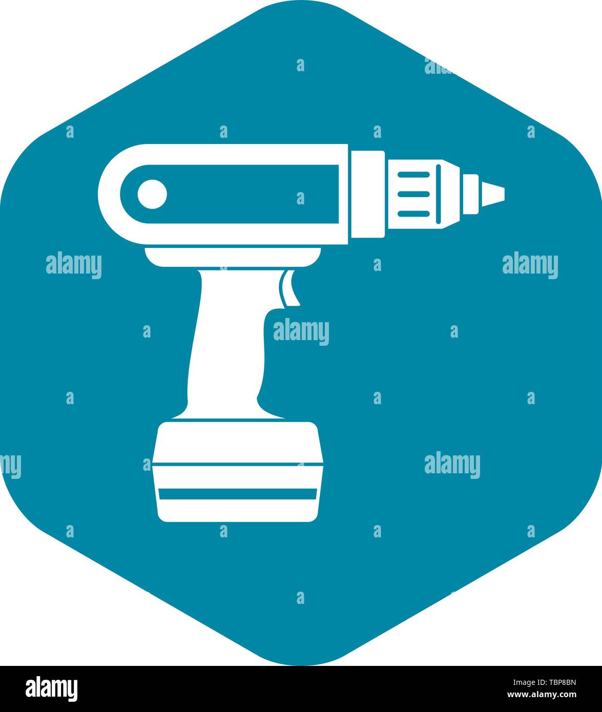 Electric screwdriver drill icon simple Stock Vector Image & Art Alamy