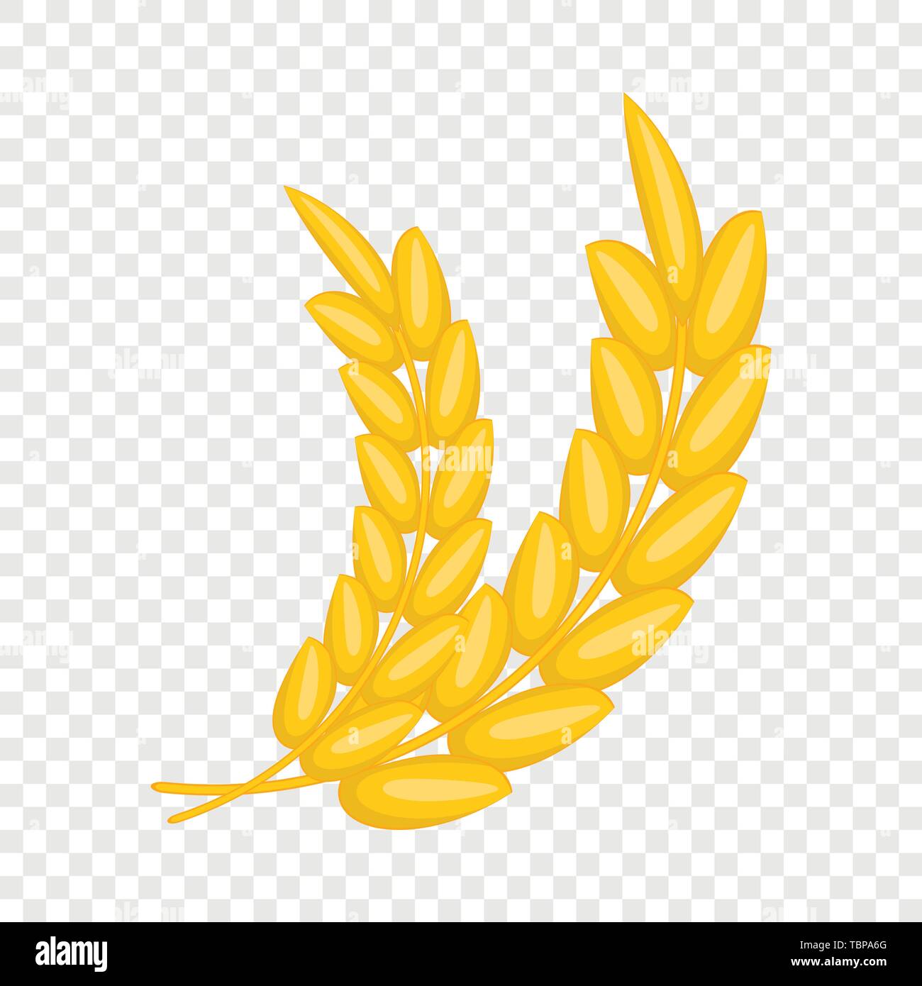 Gold Ripe Wheat Ear Icon Cartoon Style Stock Vector Image Art Alamy