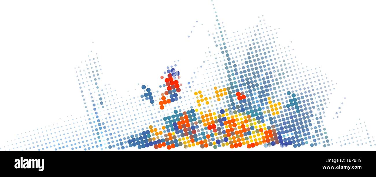 Colorful Abstract vector background Stock Vector
