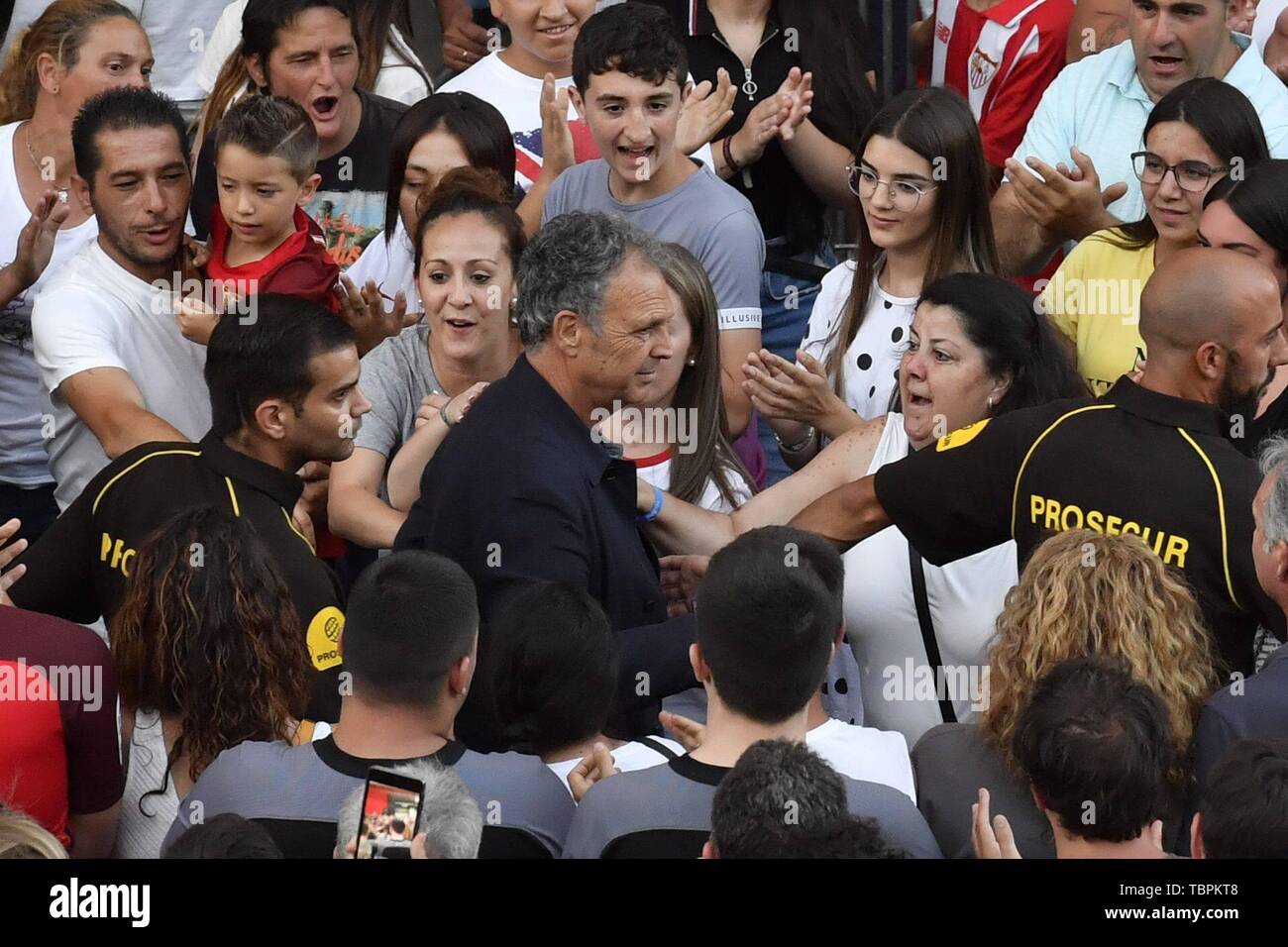 Seville Spain 02nd June 2019 Funeral Of The Footballer Jose