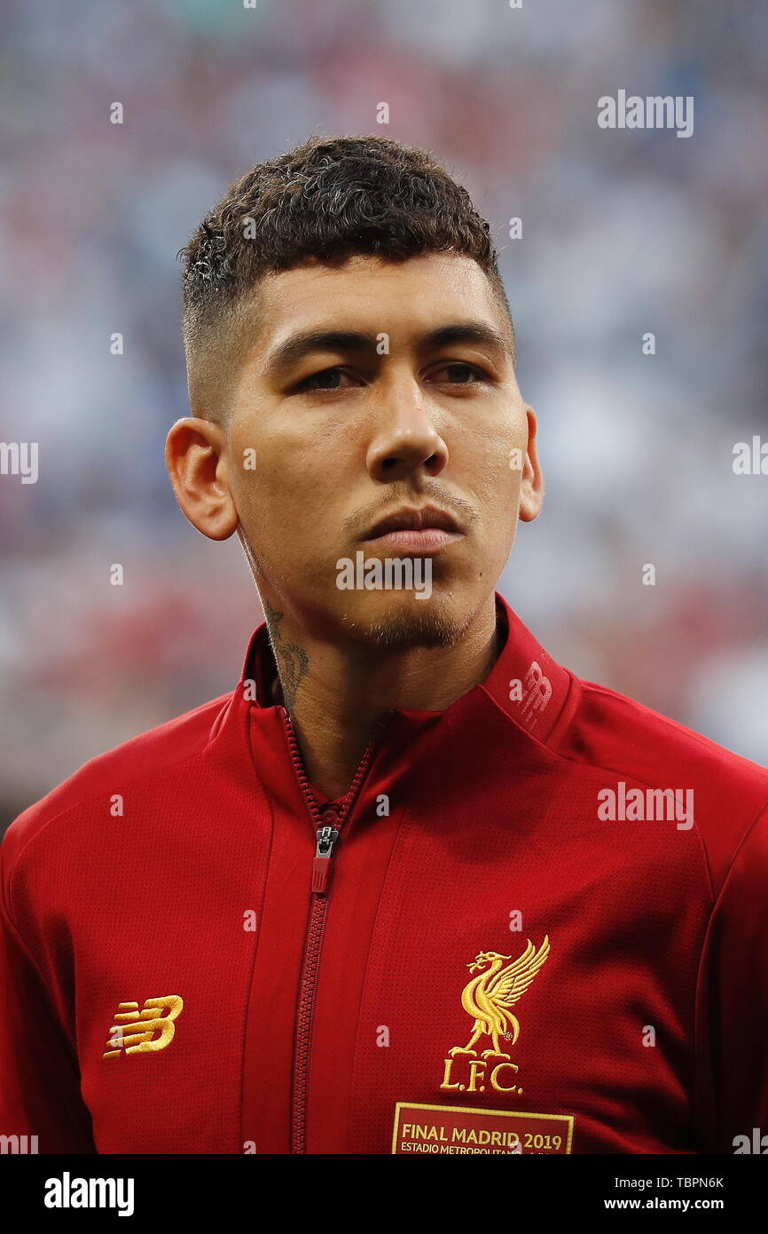 Roberto Firmino (Liverpool), JUN 1, 2019 - Football / Soccer : UEFA Champions  League Final match between Tottenham Hotspur