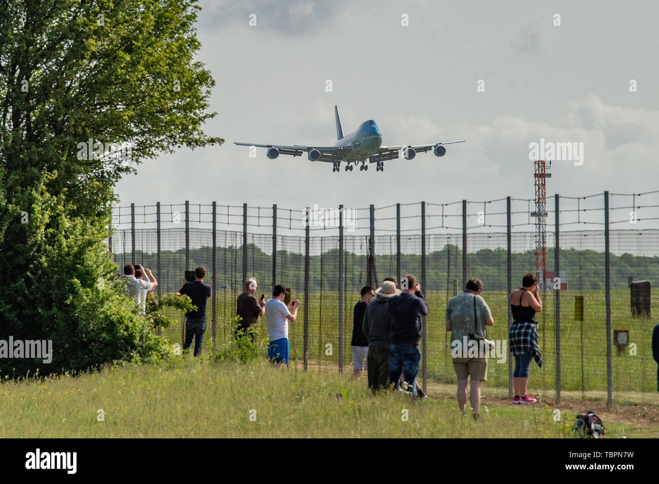 Stansted Mountfitchet, United Kingdom. 3 June 2019. US President Donald