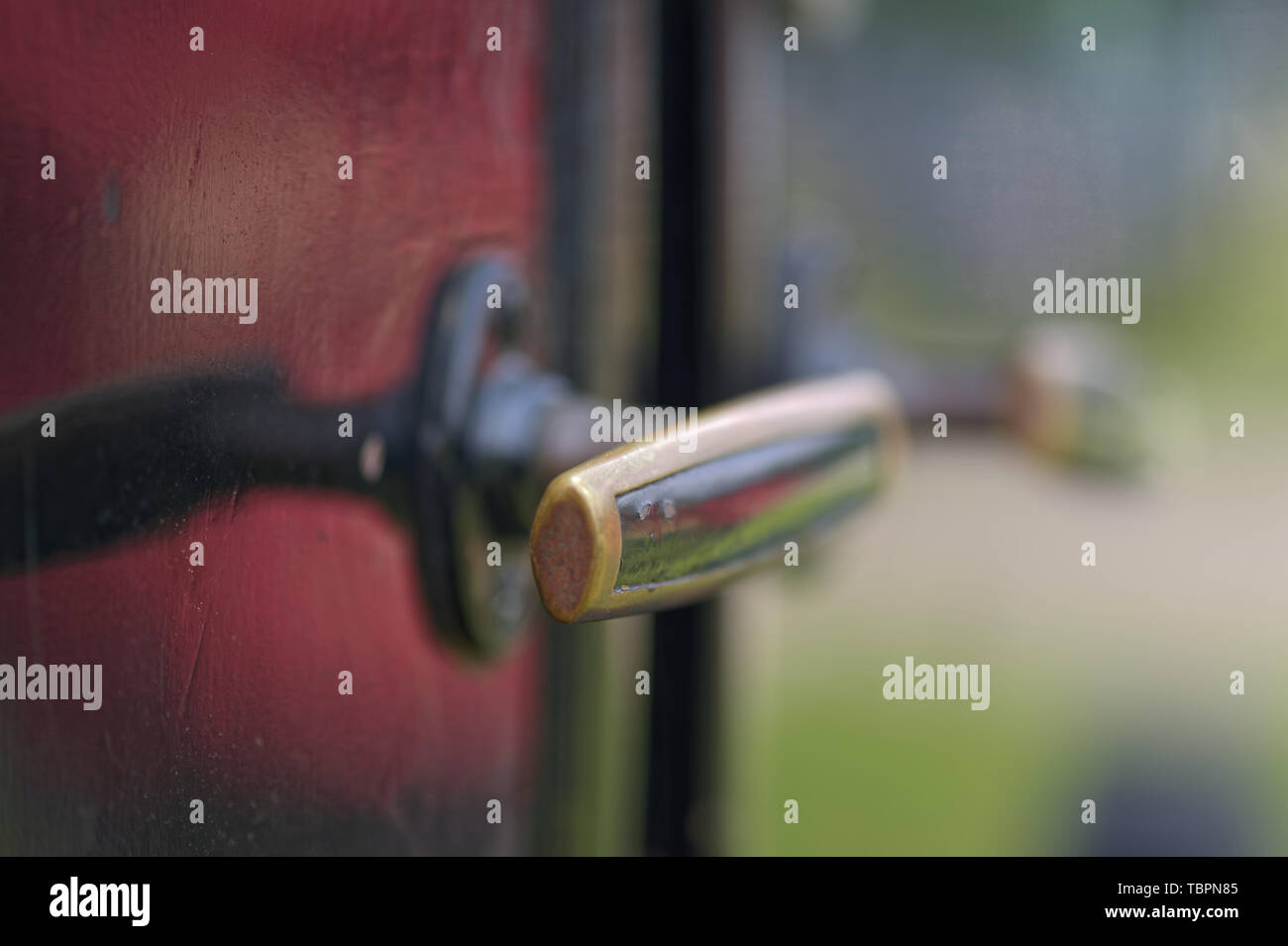 Old Westbury New York Usa 2nd June 2019 The 1925 Model T Ford Passenger Side Door Handles Seen In Macro Closeup Are At The 53rd Annual Spring Meet Antique Car Show Sponsored Old Westbury New York Usa 2nd June 2019 The 1925 Model T Ford Passenger Side Door Handles Seen In Macro Closeup Are At The 53rd Annual Spring Meet Antique Car Show Sponsored