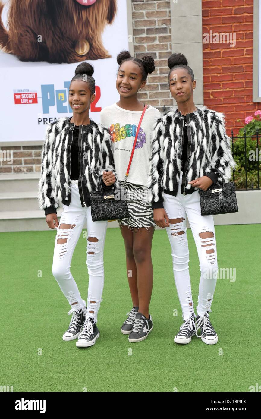 Los Angeles, CA, USA. 2nd June, 2019. D'Lila Star Combs, Chance Combs
