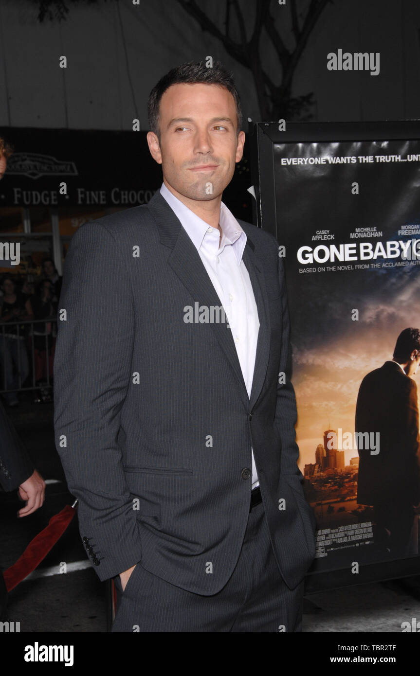 LOS ANGELES, CA. October 09, 2007: Ben Affleck at the Los Angeles premiere of his new movie 'Gone Baby Gone' which marks his directorial debut. © 2007 Paul Smith / Featureflash Stock Photo