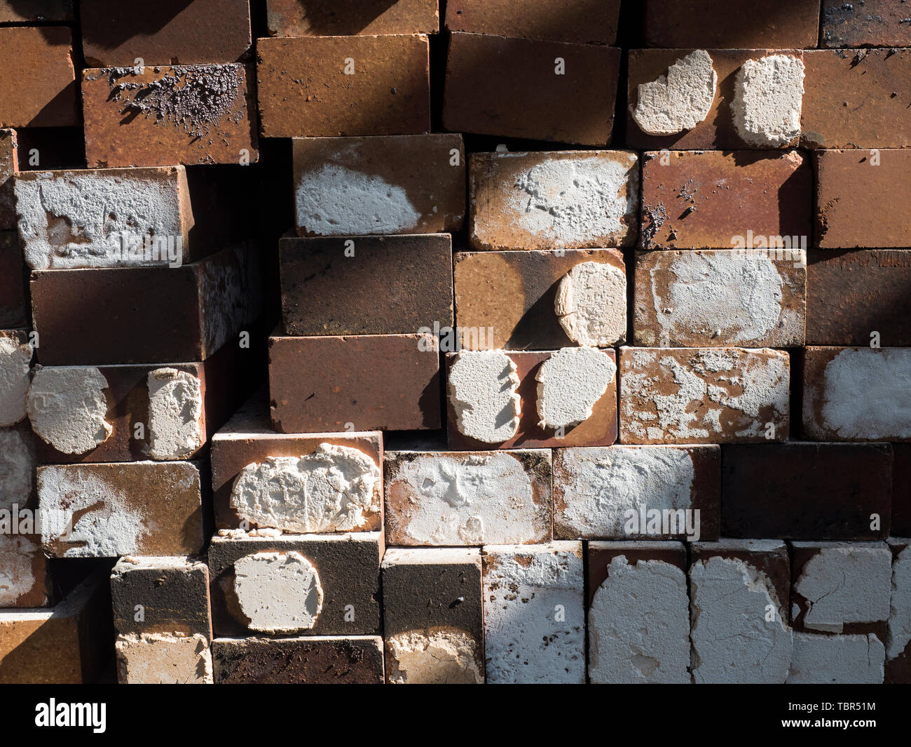 Wall brick kiln bricks and refractory bricks hires stock photography