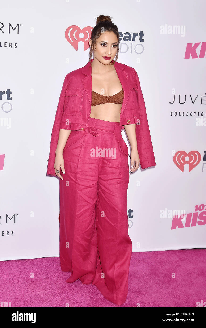 CARSON, CA - JUNE 01: Francia Raisa attends 2019 iHeartRadio Wango