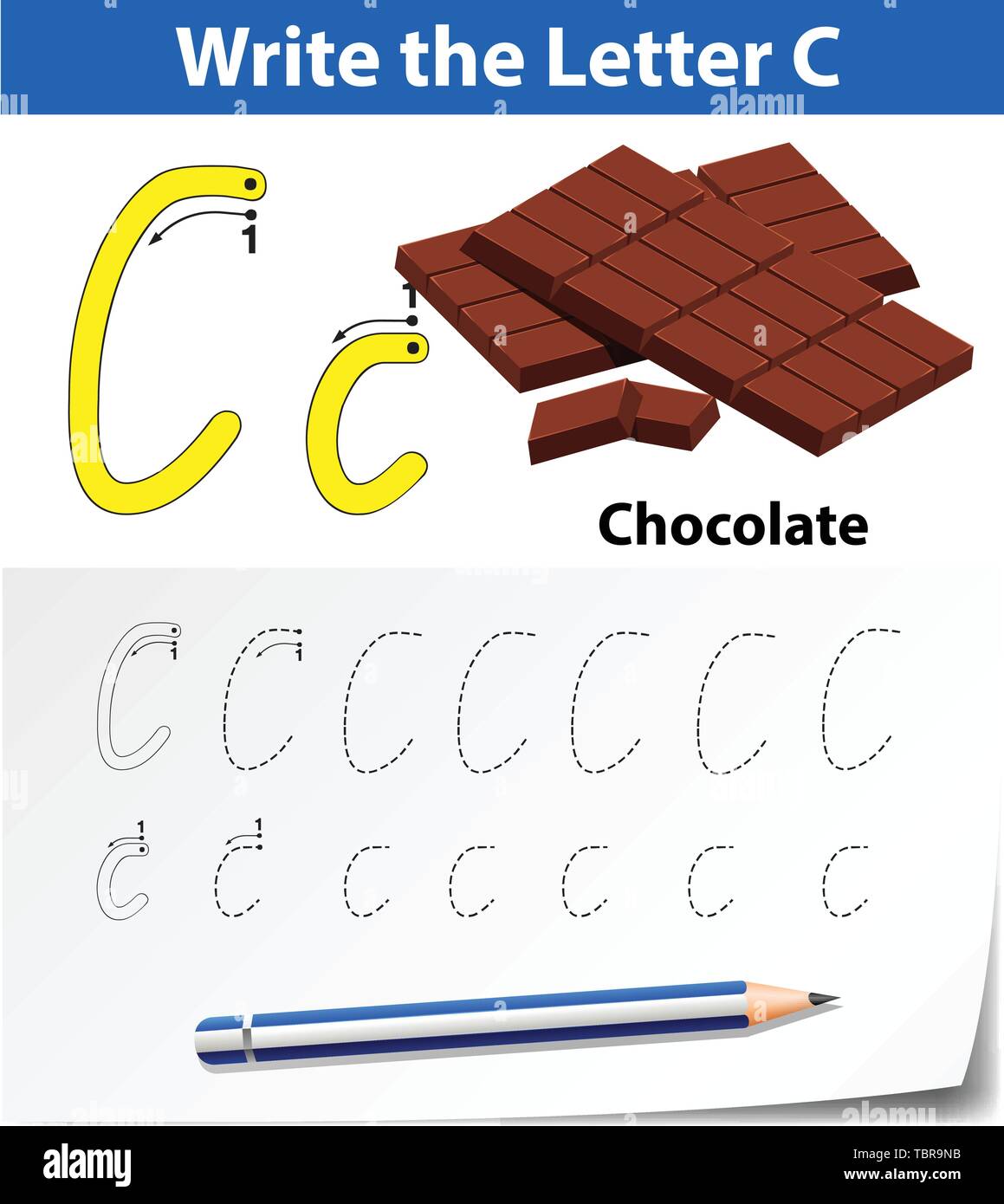 letter-c-tracing-alphabet-worksheetsv-illustration-stock-vector-image