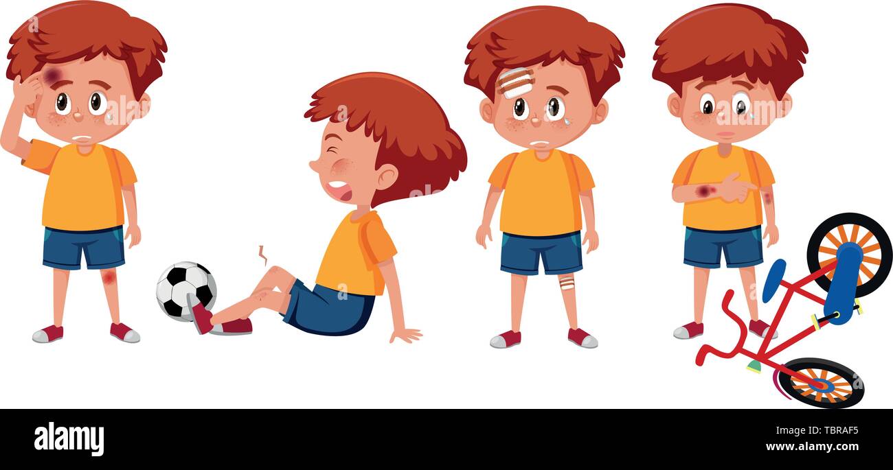 Set of boy character illustration Stock Vector Image & Art - Alamy